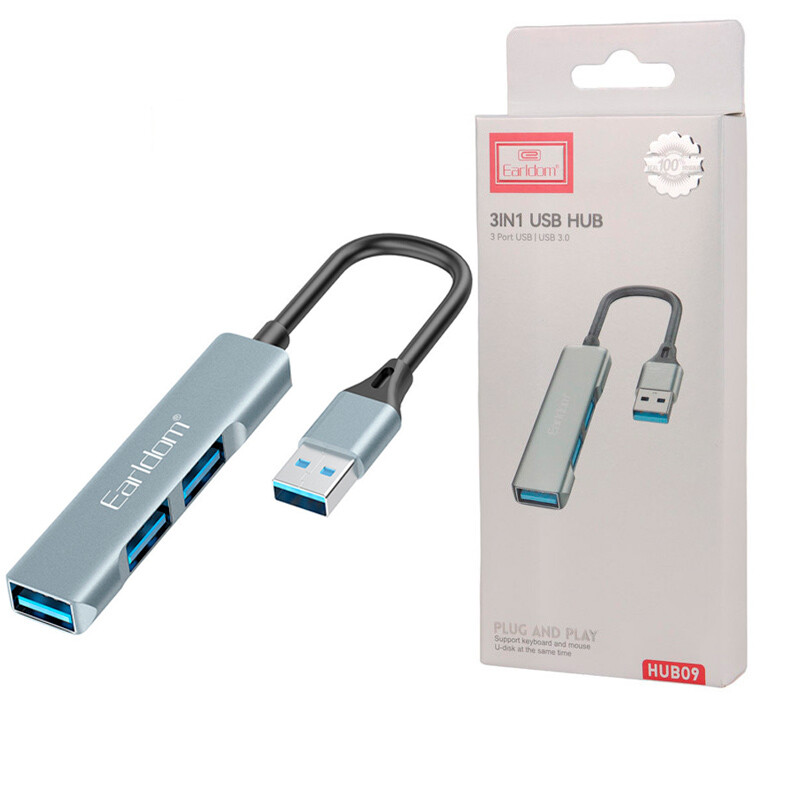 هاب 3 پورت USB 3.0 ارلدام ET-HUB09