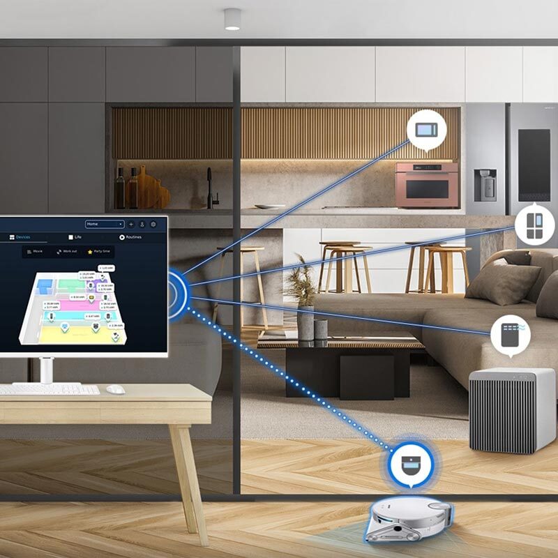 مانیتور هوشمند سامسونگ M5 M50D سایز 27 اینچ