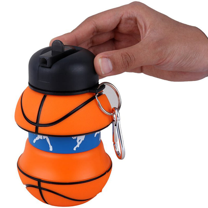 قمقمه 350 سی سی سیلیکونی طرح فوتبالی KU01