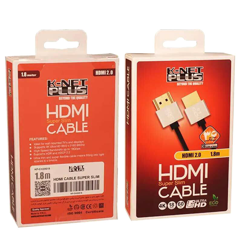 کابل HDMI 4K کی نت پلاس KP-A113 طول 1.8 متر