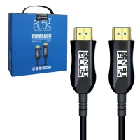 کابل HDMI 4K فیبر نوری کی نت پلاس KP-A143 طول 20 متر