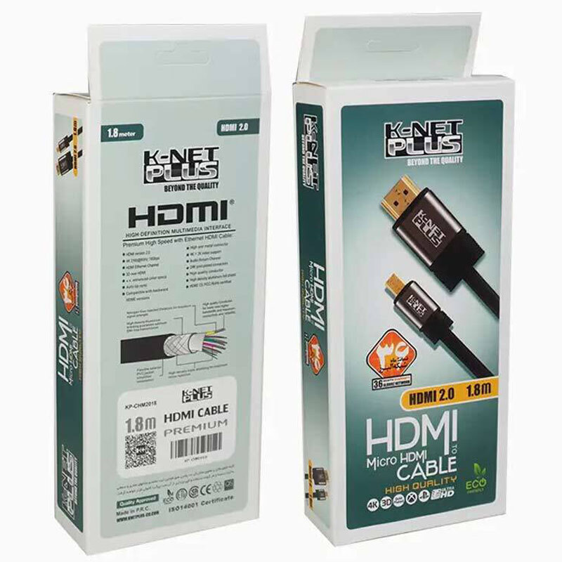 کابل تبدیل Micro HDMI به HDMI کی نت پلاس KP-A114 طول 1.8 متر