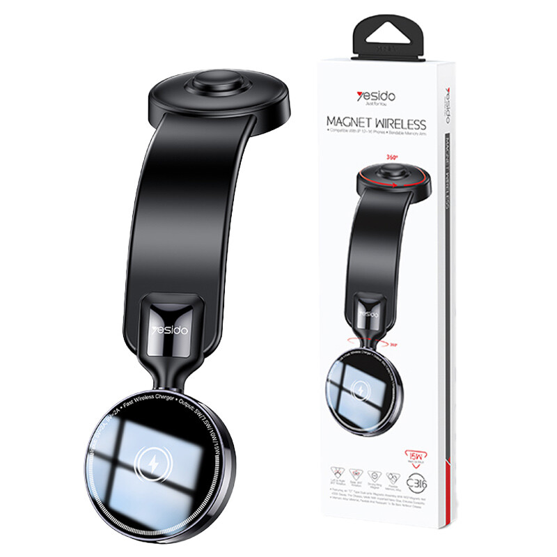 هولدر و شارژر وایرلس 15 وات یسیدو C316