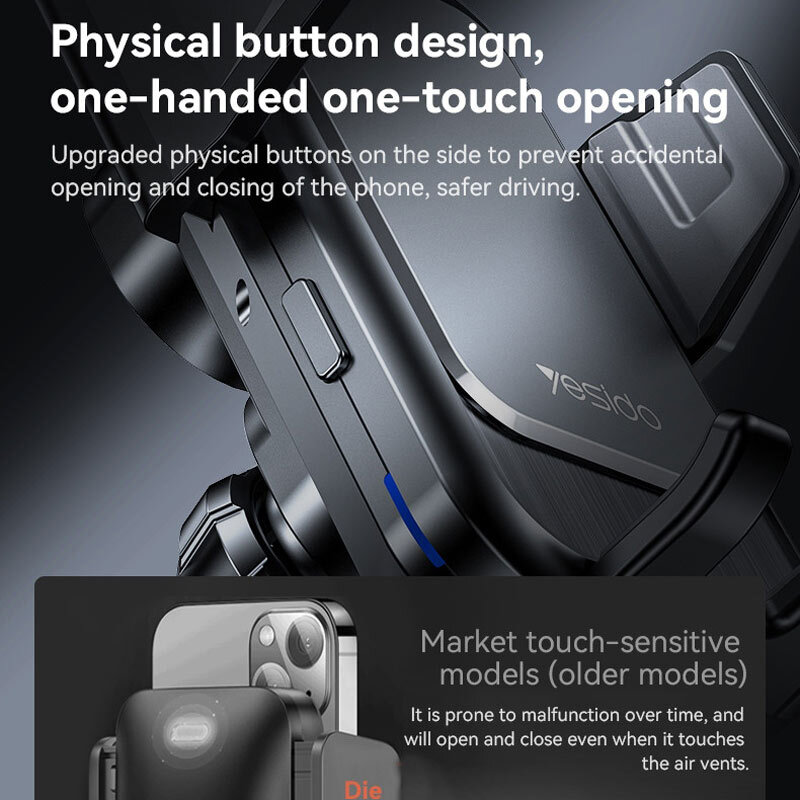 هولدر و شارژر وایرلس 15 وات یسیدو C312