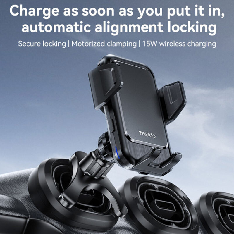 هولدر و شارژر وایرلس 15 وات یسیدو C312