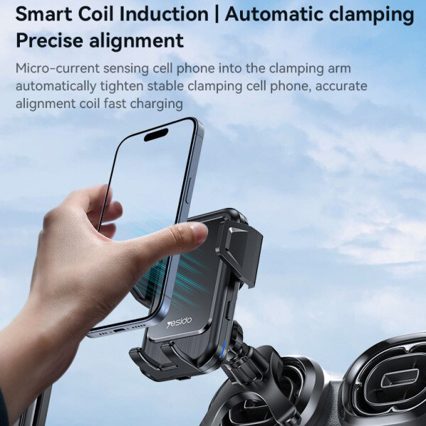 هولدر و شارژر وایرلس 15 وات یسیدو C312