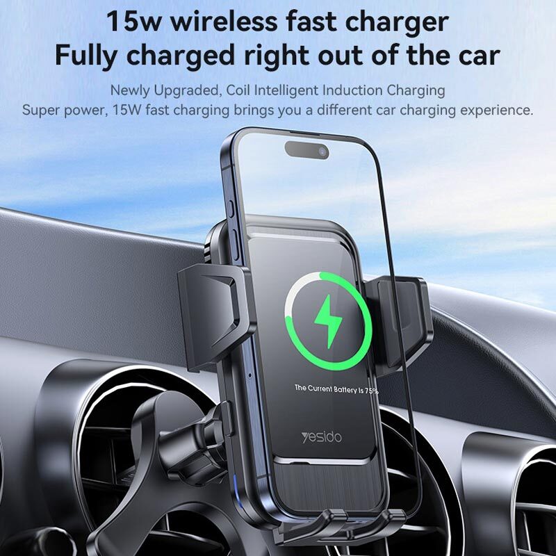 هولدر و شارژر وایرلس 15 وات یسیدو C312