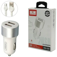 شارژر فندکی Earldom ES-123 2.1A + کابل Type-C