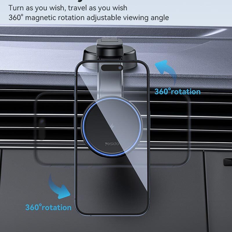 هولدر و شارژر وایرلس 15 وات یسیدو C311