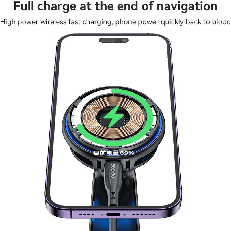 هولدر و شارژر وایرلس 15 وات یسیدو C311