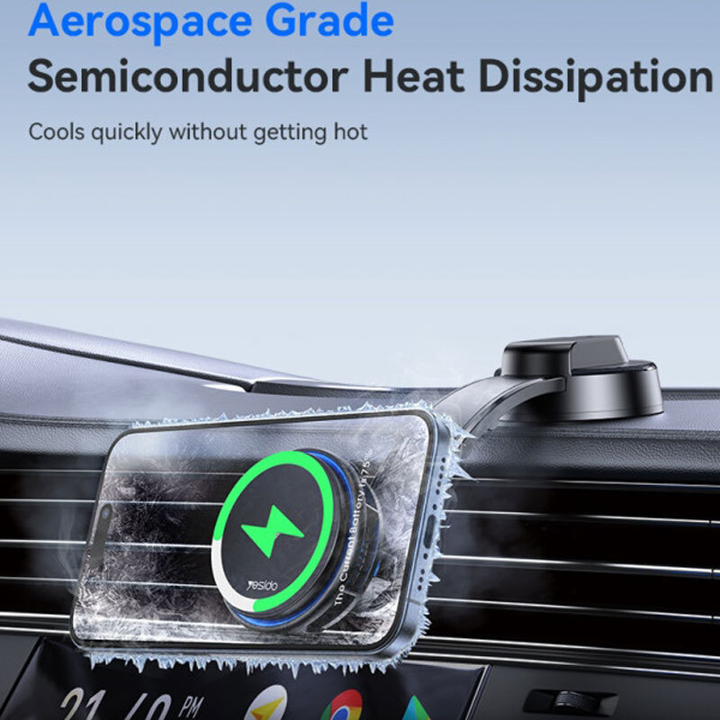 هولدر و شارژر وایرلس 15 وات یسیدو C311