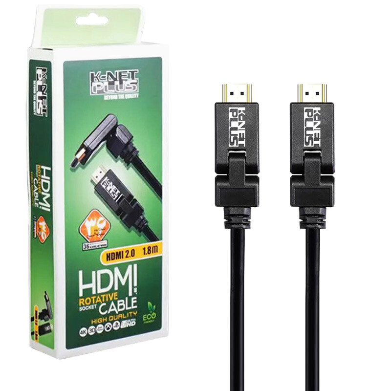 کابل HDMI 4K کی نت پلاس KP-A112 طول 1.8 متر