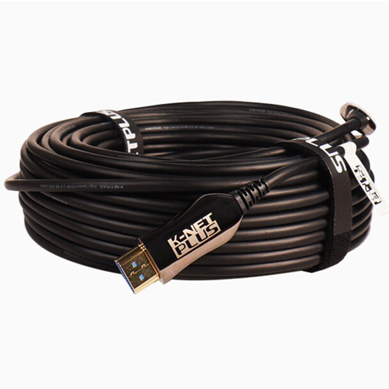 کابل HDMI 4K فیبر نوری کی نت پلاس KP-A144 طول 25 متر