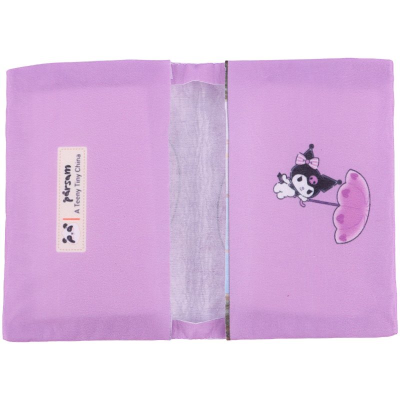 جای دستمال کاغذی جیبی مخملی طرح فانتزی پارسام