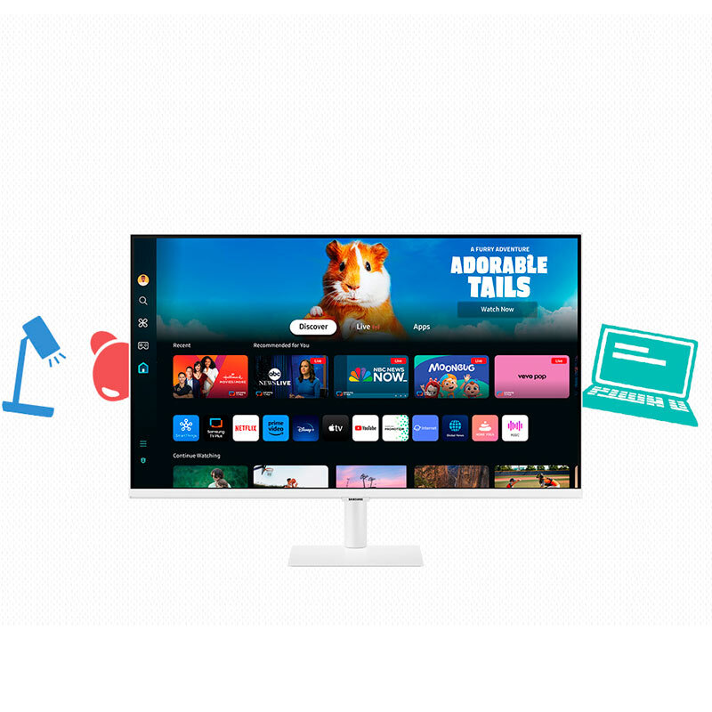 مانیتور هوشمند سامسونگ M5 M50D سایز 27 اینچ