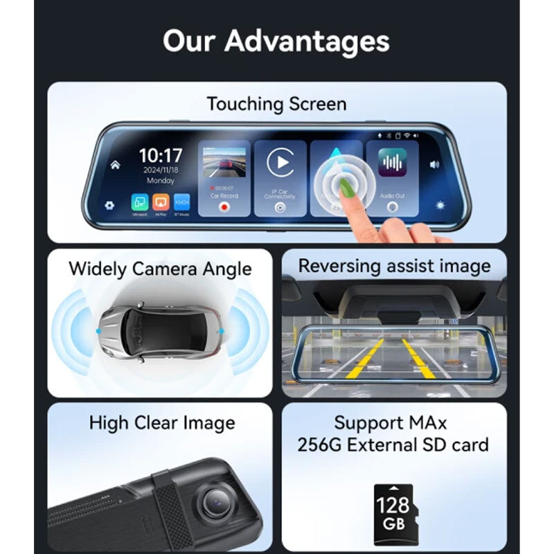 مانیتور و دوربین خودرو یسیدو KM24