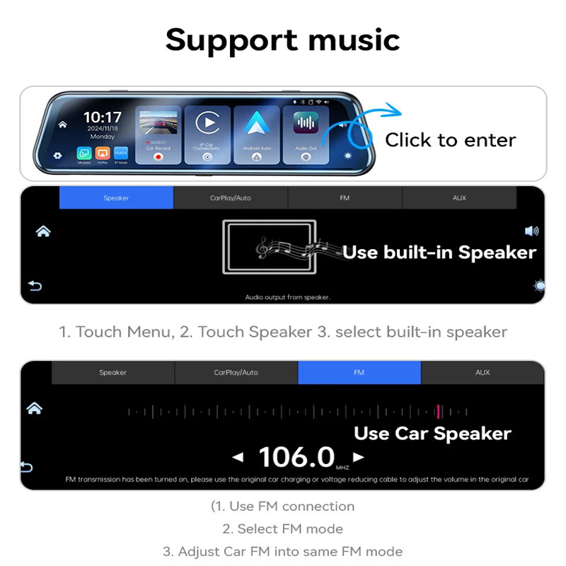 مانیتور و دوربین خودرو یسیدو KM24