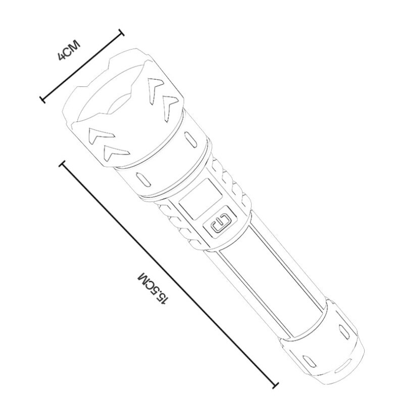چراغ قوه شارژی Yesido TC10