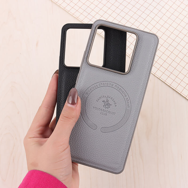 قاب چرمی Polo & Racquet Club شیائومی 14T Pro طرح مگ سیف