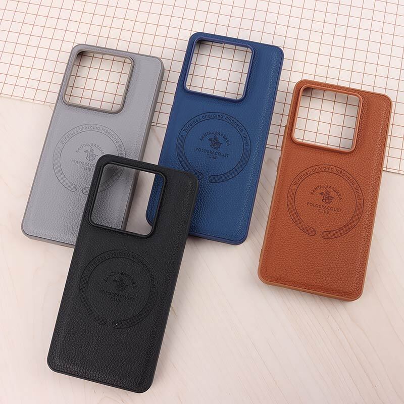 قاب چرمی Polo & Racquet Club شیائومی 14T Pro طرح مگ سیف