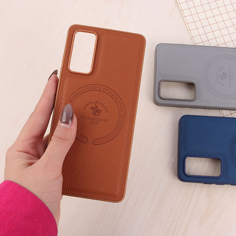 قاب چرمی Polo & Racquet Club سامسونگ Galaxy S20 FE طرح مگ سیف