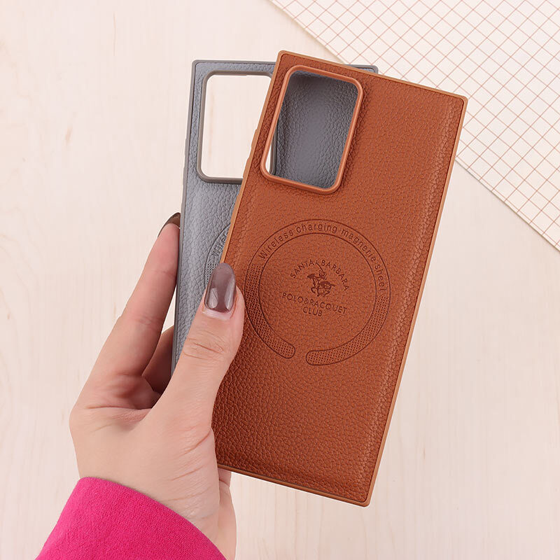 قاب چرمی Polo & Racquet Club سامسونگ Galaxy Note 20 Ultra طرح مگ سیف