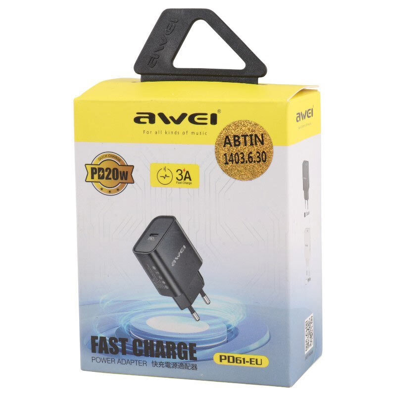 شارژر دیواری 20 وات اوی PD61-EU PD 3A