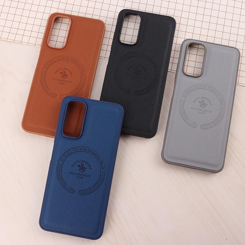 قاب چرمی Polo & Racquet Club شیائومی Redmi Note 11 / 11S 4G طرح مگ سیف