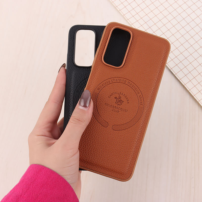 قاب چرمی Polo & Racquet Club شیائومی Redmi Note 11 / 11S 4G طرح مگ سیف