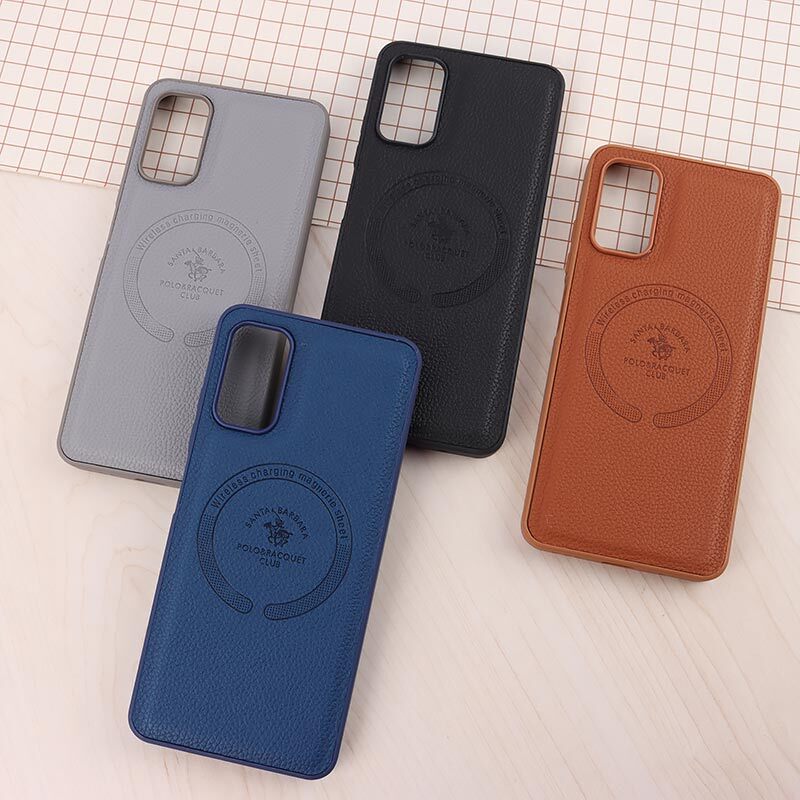 قاب چرمی Polo & Racquet Club شیائومی Redmi Note 10 5G / Poco M3 Pro طرح مگ سیف