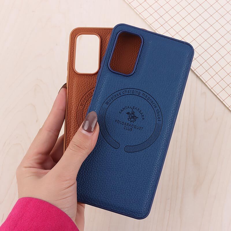 قاب چرمی Polo & Racquet Club شیائومی Redmi Note 10 5G / Poco M3 Pro طرح مگ سیف