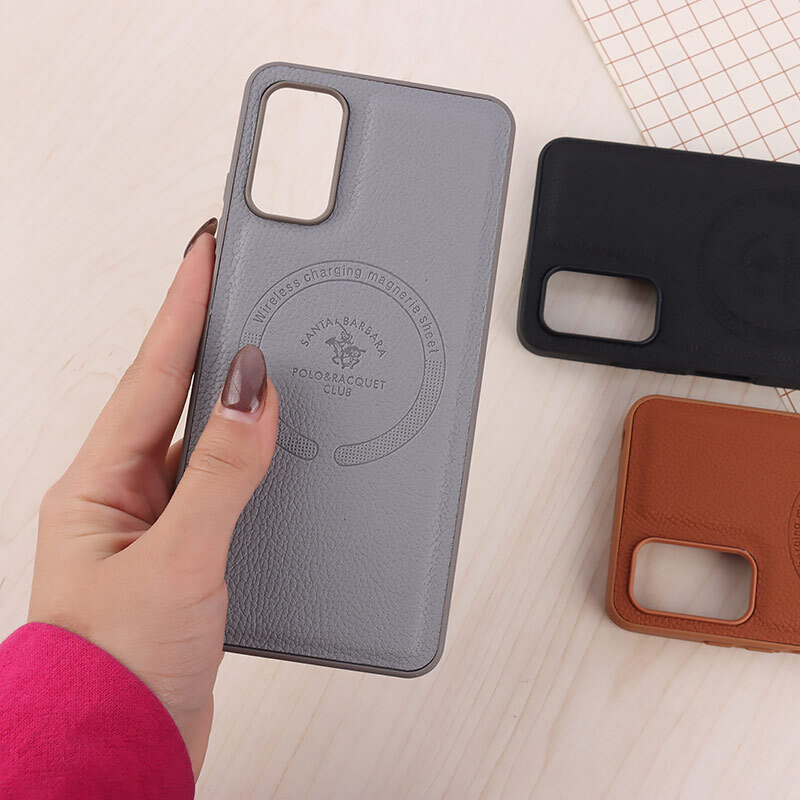 قاب چرمی Polo & Racquet Club شیائومی Redmi Note 10 5G / Poco M3 Pro طرح مگ سیف