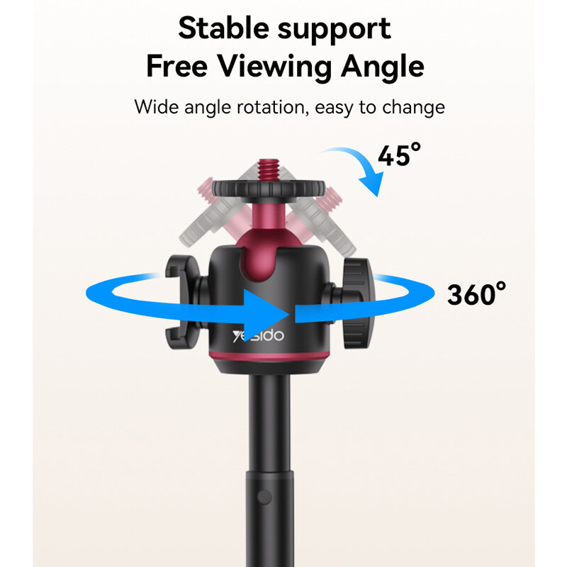 سه پایه و مونوپاد بلوتوثی Yesido SF26