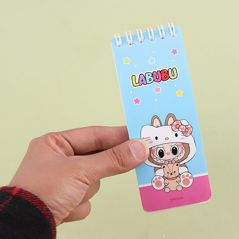 دفترچه یادداشت 40 برگ پارسام طرح لبوبو بالا بازشو