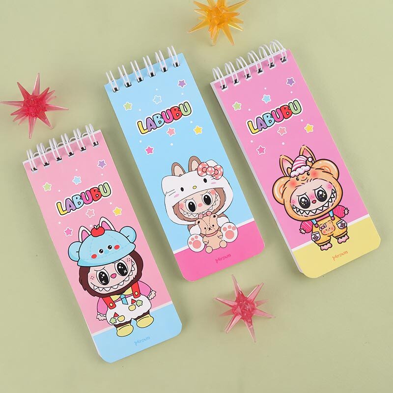 دفترچه یادداشت 40 برگ پارسام طرح لبوبو بالا بازشو