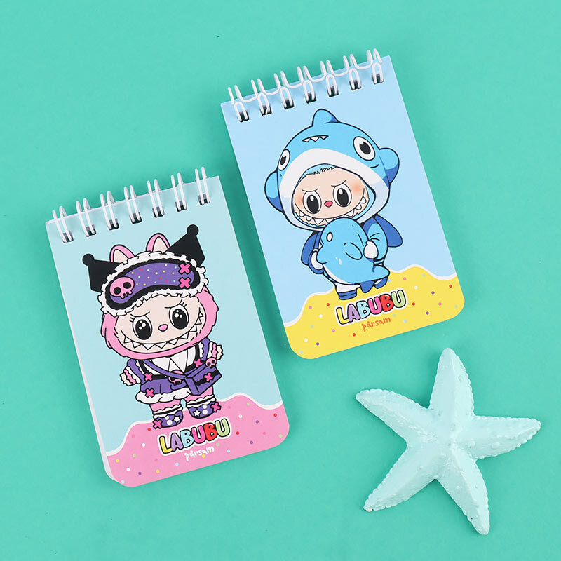 دفترچه یادداشت 44 برگ پارسام طرح لبوبو بالا بازشو