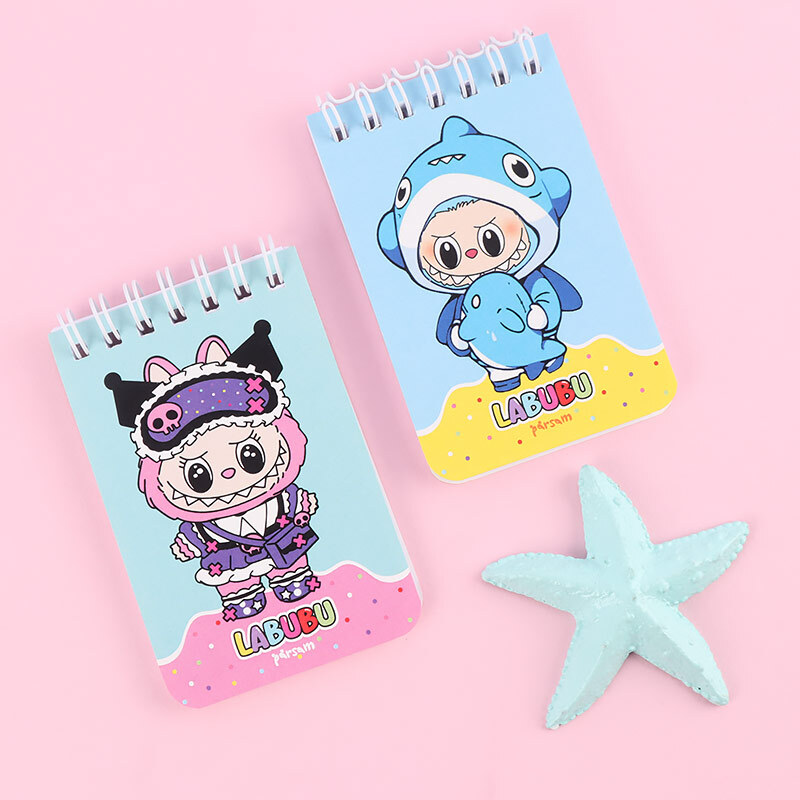 دفترچه یادداشت 44 برگ پارسام طرح لبوبو بالا بازشو