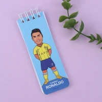 دفترچه یادداشت 45 برگ پارسام طرح فوتبالی بالا بازشو