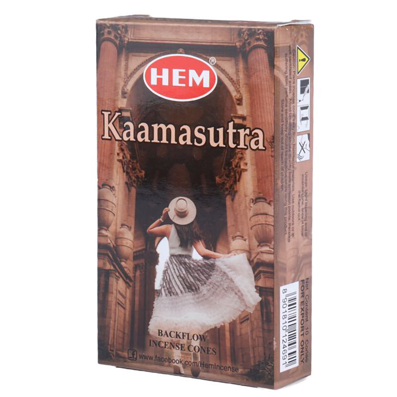 عود مخروطی کاماسوترا HEM بسته 10 عددی