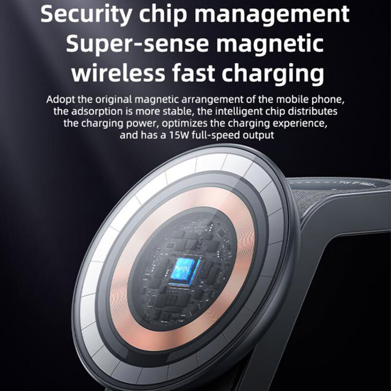 شارژر بی سیم فست شارژ و استند رومیزی Yesido DS26 15W