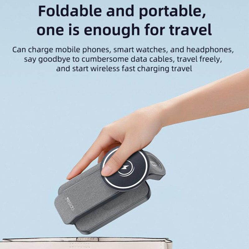 شارژر بی سیم فست شارژ و استند رومیزی Yesido DS26 15W