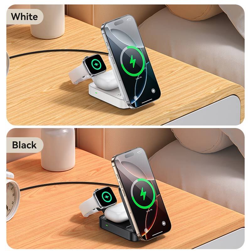 هولدر و شارژر وایرلس 15 وات یسیدو DS27