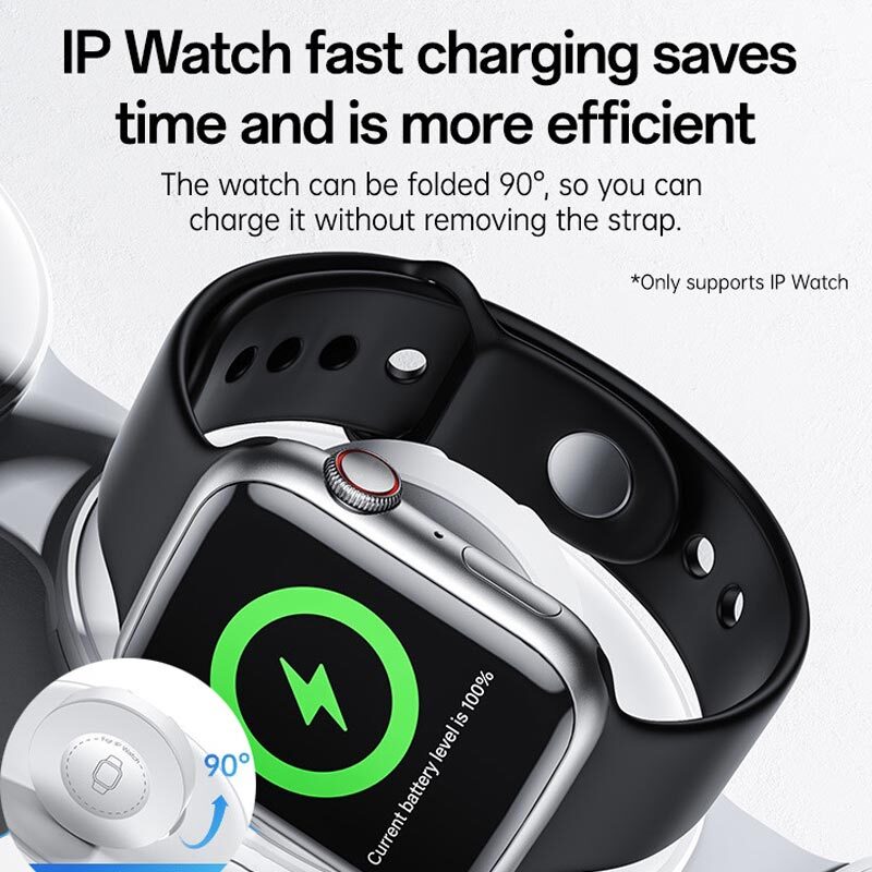 شارژر بی سیم اپل واچ و کیت کابل چند منظوره یسیدو DS29