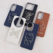 قاب چرمی ژله ای Leather کارتونی برجسته