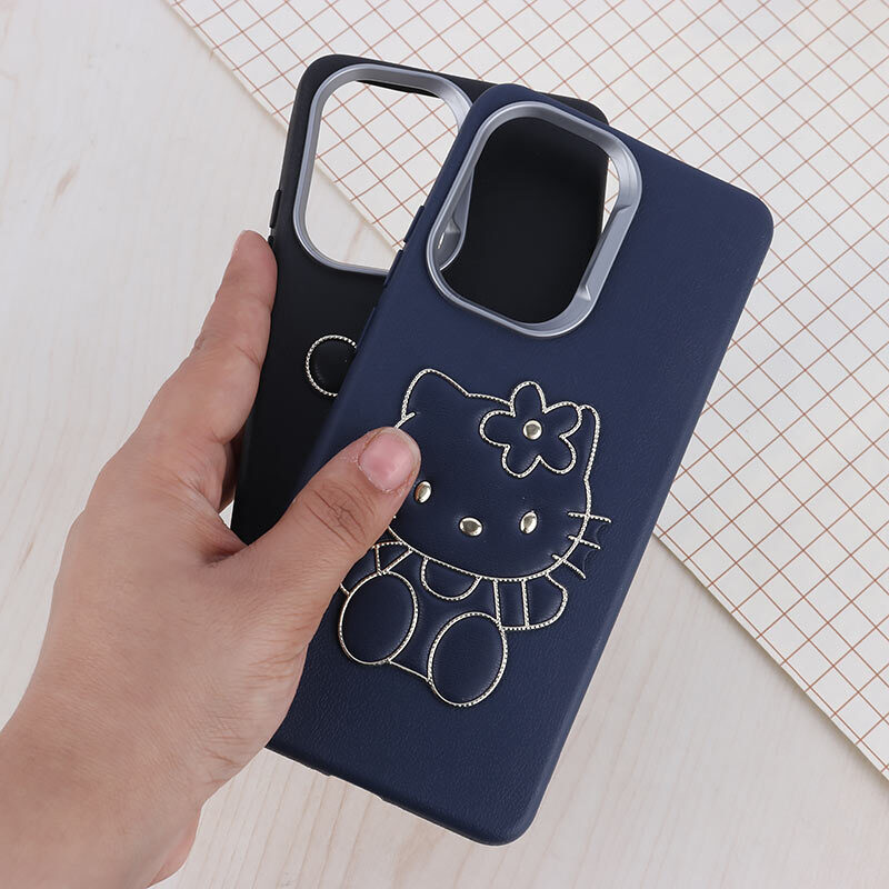 قاب چرمی ژله ای Leather کارتونی برجسته