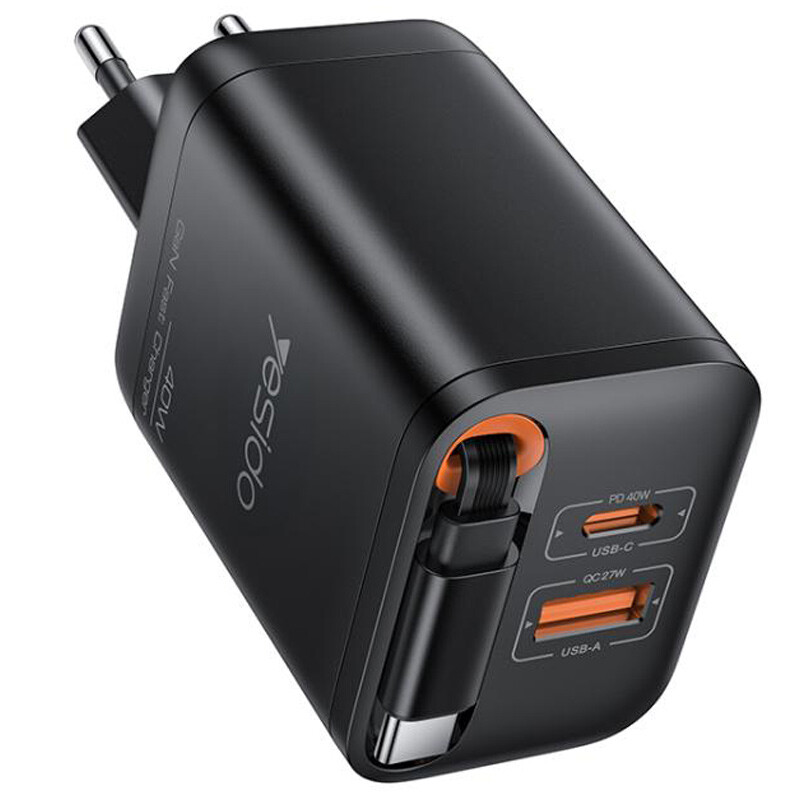 شارژر دیواری 40 وات یسیدو YC99 Gan QC PD 3A