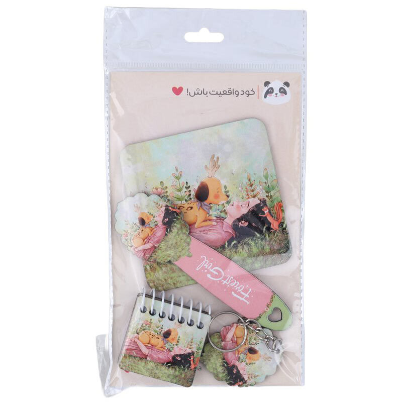 ست 4 تیکه چوبی فانتزی رویال MDF