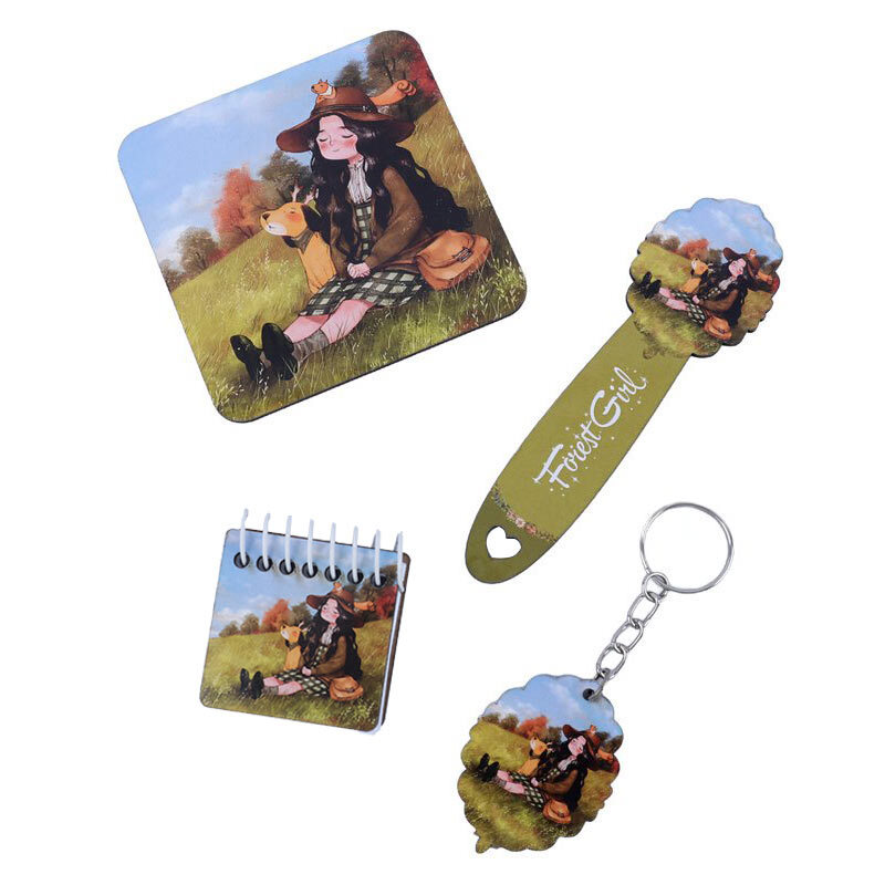 ست 4 تیکه چوبی فانتزی رویال MDF