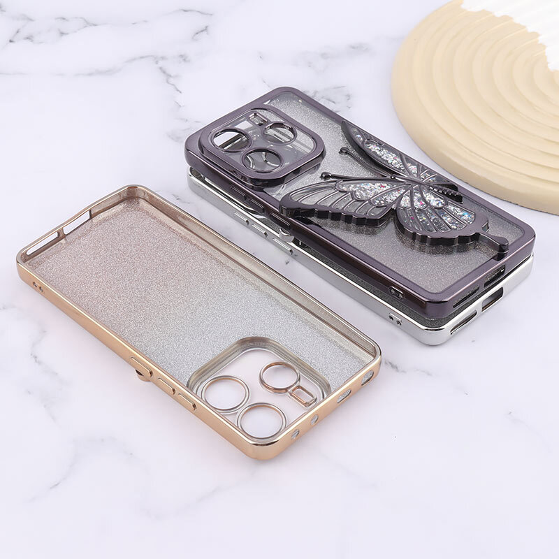 قاب آکواریومی اکلیلی طرح پروانه برجسته محافظ لنزدار