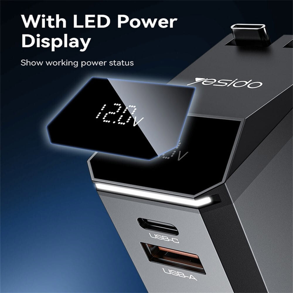 شارژر فندکی 65 وات یسیدو Y71